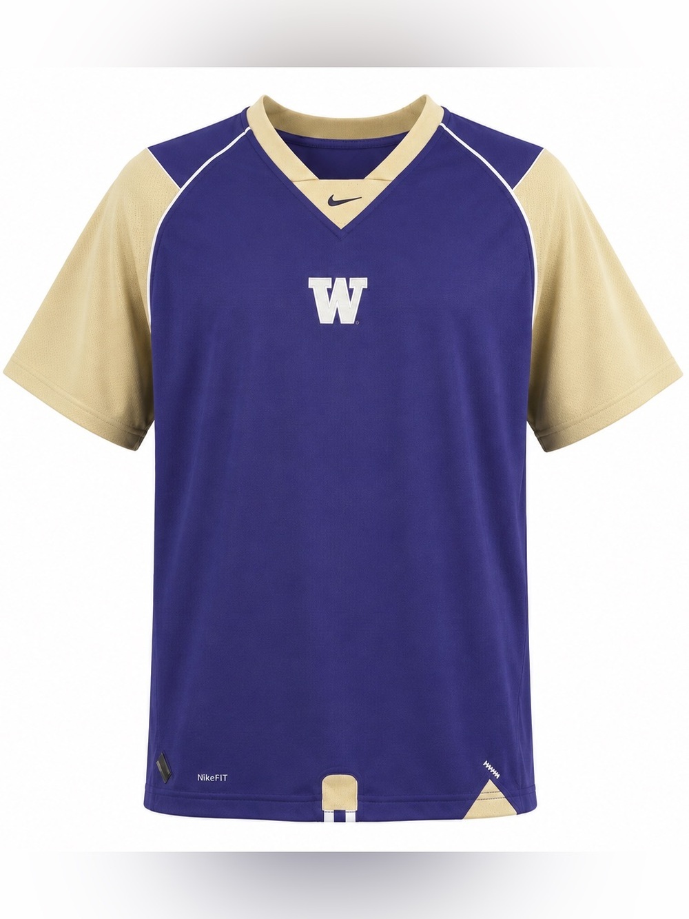 Nike Dri-Fit Authentic Washington Huskies Purple Graphic Logo Tee Men's Size L